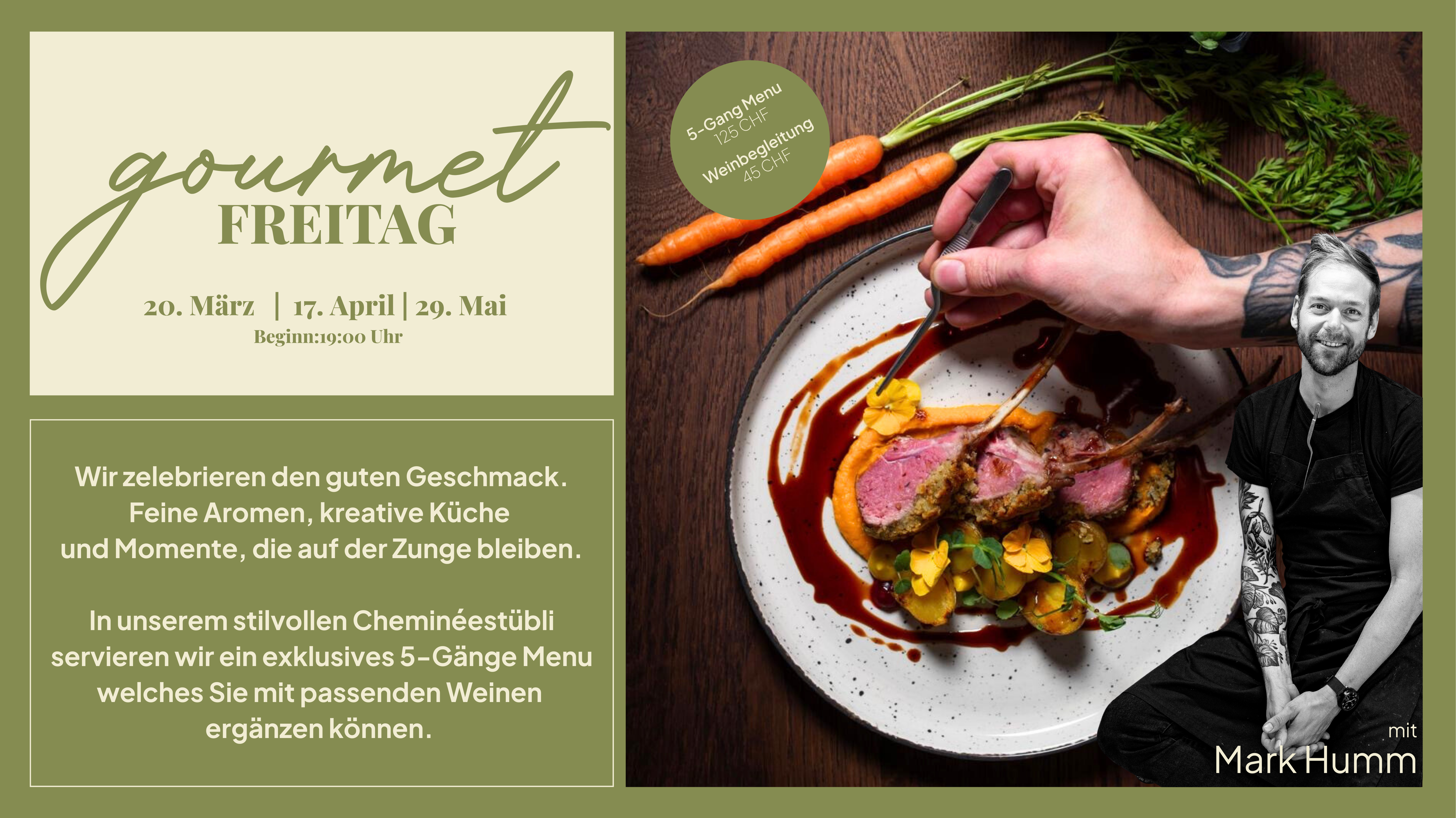 Gourmet-Freitag mit Mark Humm
